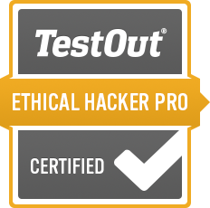 TestOut Ethical Hacker Pro Certified