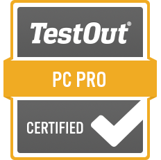 TestOut PC Pro Certified